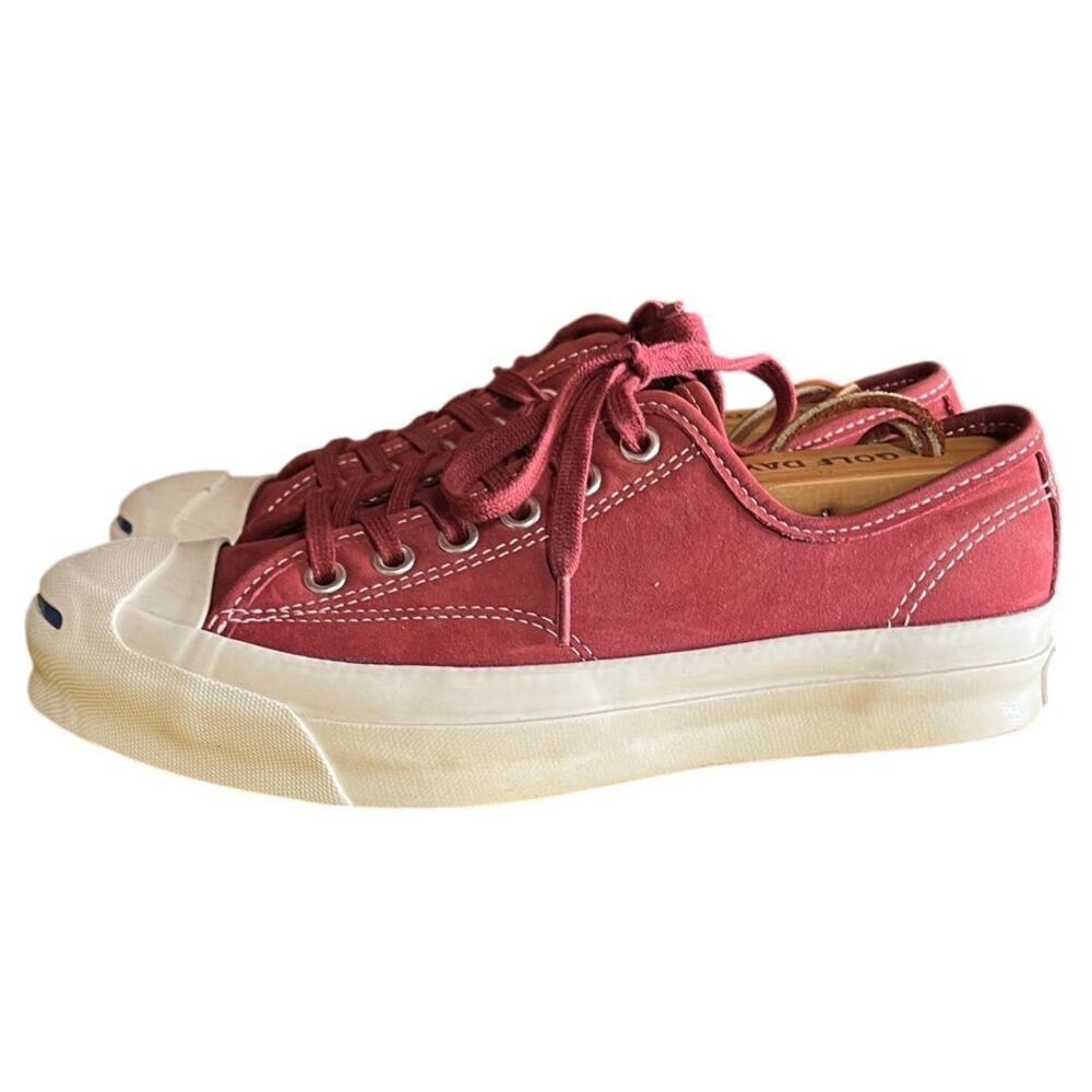 Unisex Converse Jack Purcell Leather Athletic Trainer Sneaker Size M5.5/W7 Red